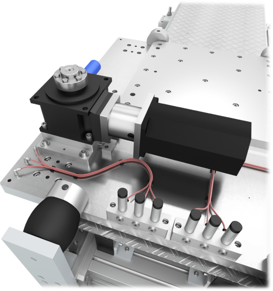 ASL-1.05 Sistema de shuttle para robôs em movimento