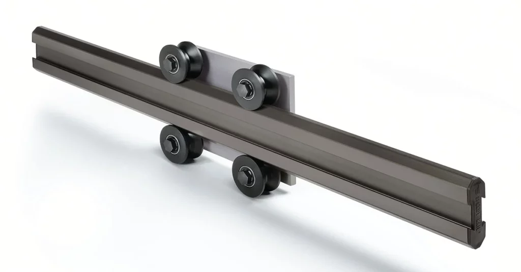 Intralogistica_consegne_puntuali_con_le_guide_speedy_rail_Rollon lineární vedení speedy rail od společnosti rollon