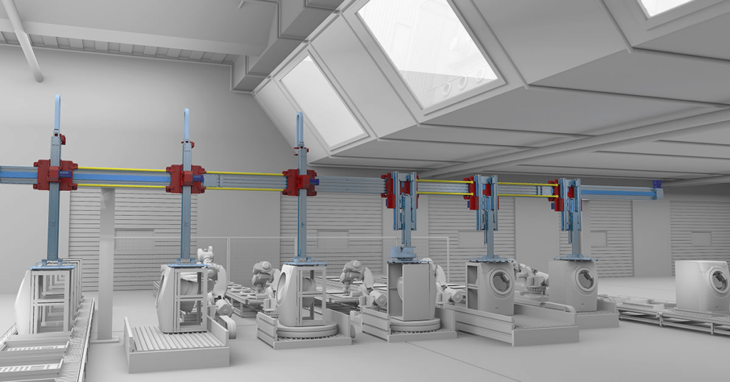 Linearantriebe, industrielle Automatisierung, Seventh Axis, Actuator System Line