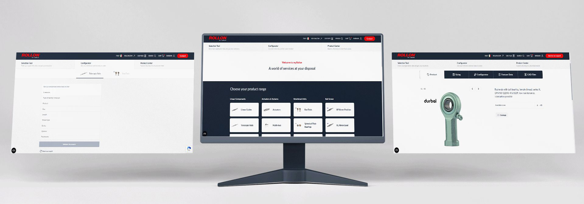 myRollon: Neuer Konfigurator und erweiterte Produktpalette