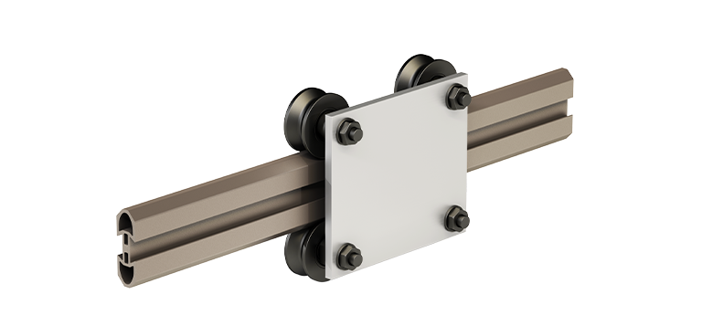 Self-supporting linear guide