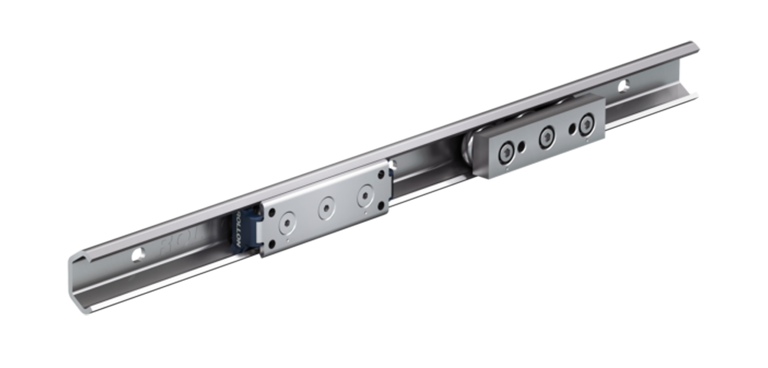 Linear bearings with bended C-profile
