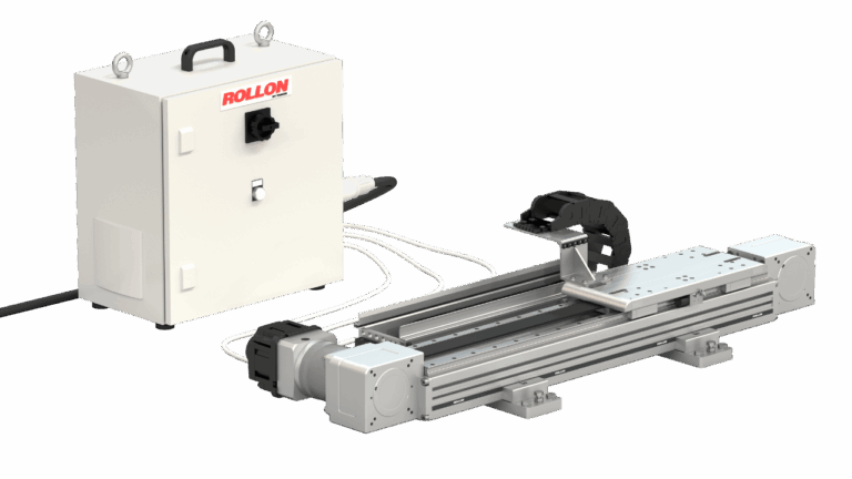 Rollon Cobot Transfer Unit (CTU) designed for extended cobot reach and seamless automation integration.