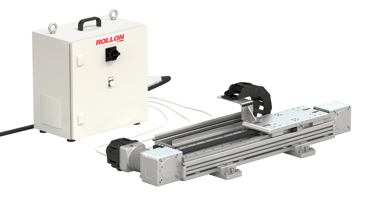 Rollon Cobot Transfer Unit (CTU) designed for extended cobot reach and seamless automation integration.