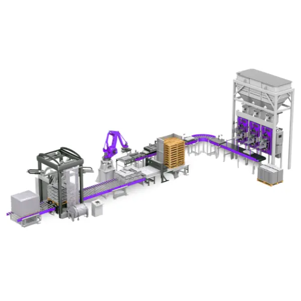 Applying linear motion components in tertiary packaging machinery