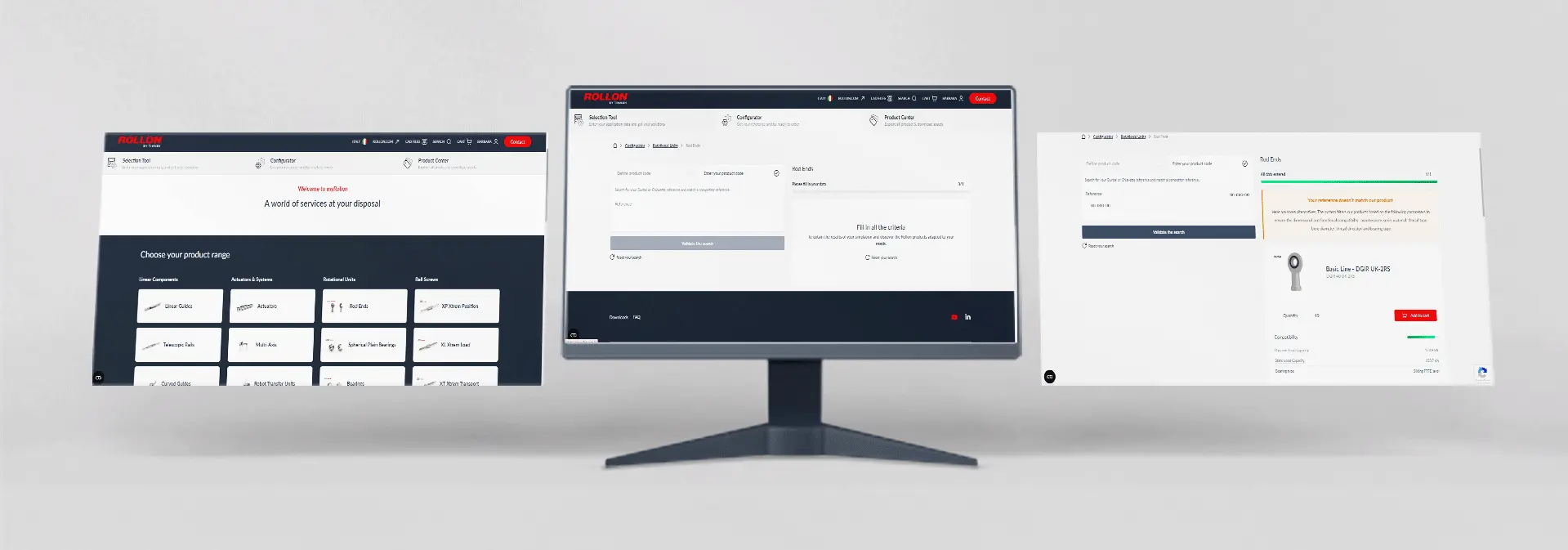 myRollon launches the Interchange Feature to identify compatible solutions within Rollon’s portfolio