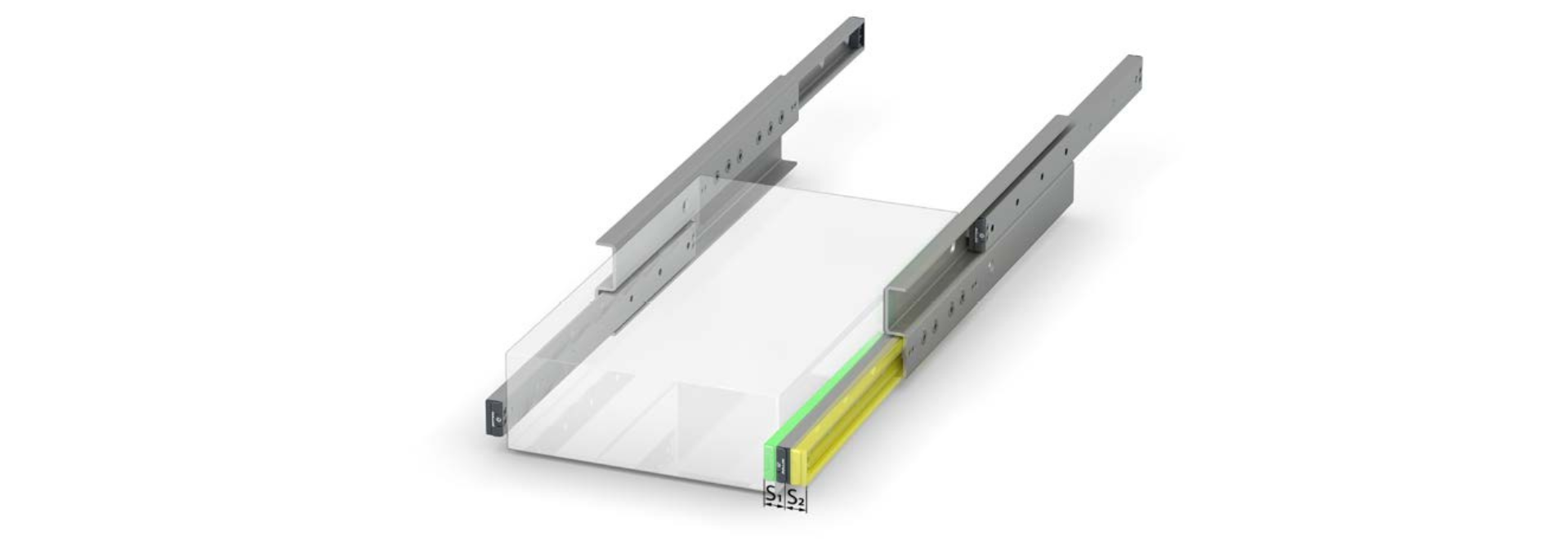 Applications for industrial grade telescopic rails