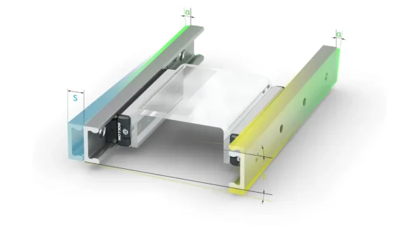 Compact Rail misalignments compensation Compact Rail misalignment management