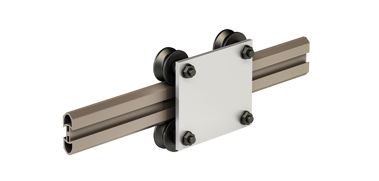 Zelfdragende lineaire rail