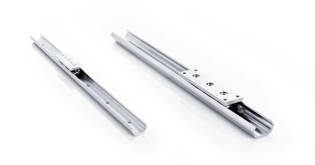TEX UEX_Guide in acciaio inox per macchine alimentari_Rollon roestvrijstalen geleiders voor voedselverwerkende machines