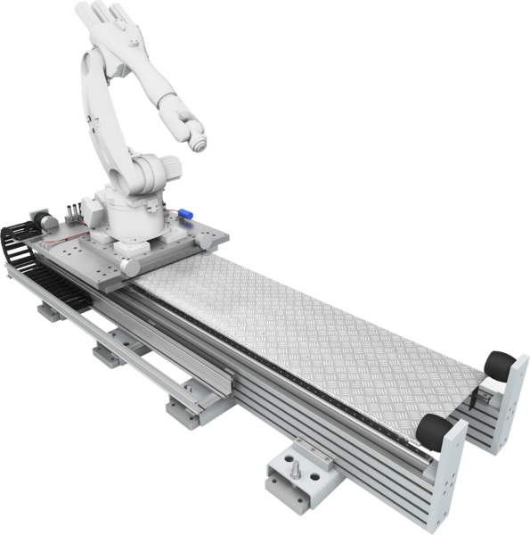 System liniowy do przemieszczania robotów