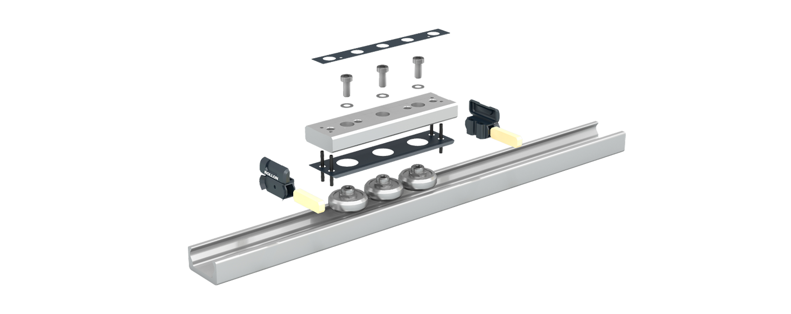 Linear rails with roller bearings: features and fields of application