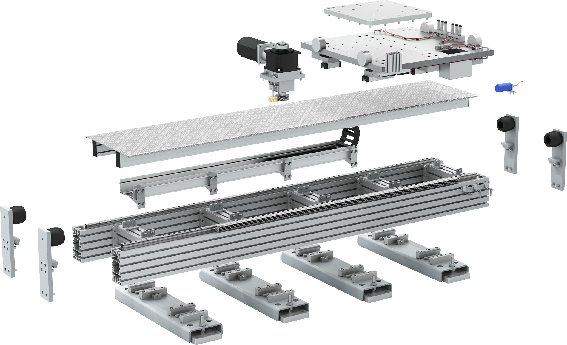 ASL-1.04 Robot transfer unit leveling systems