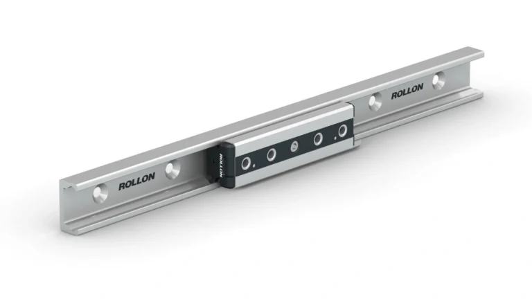 Linear guides with ball bearing roller slider Compact Rail