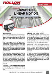 Crash free Linear Motion Crash free Linear Motion