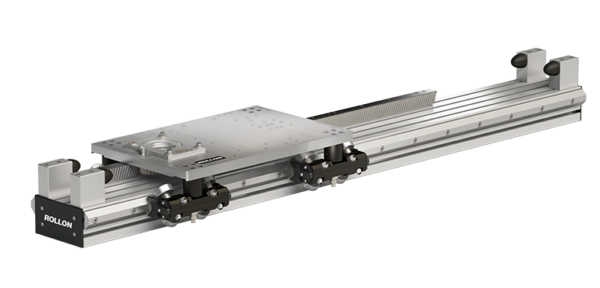 Rack and pinion driven linear actuators
