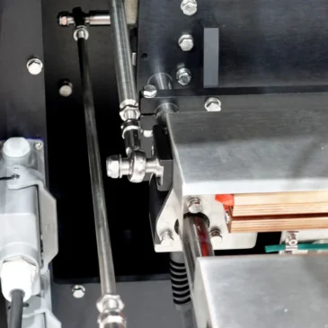 DSC00299 The Rollon® Durbal maintenance free rod ends installed on one of GIC’s VFFS machines. © Rollon