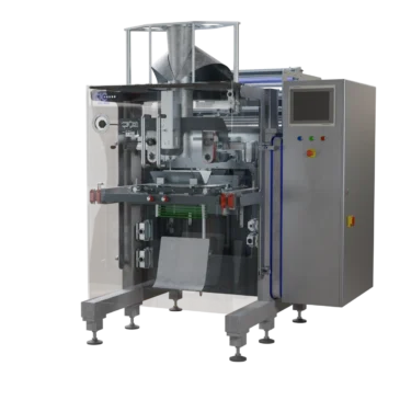 GIC8000 CYCLES - 4K-small One of GIC’s vertical form fill and seal (VFFS) machines. © GIC