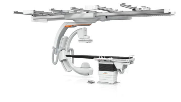 2Medium - 150 DPI-AT ARTIS icono Xpand IMAGE 24 reflection ARTIS icono ceiling angiography system featuring precision linear motion technology for flexible medical imaging applications